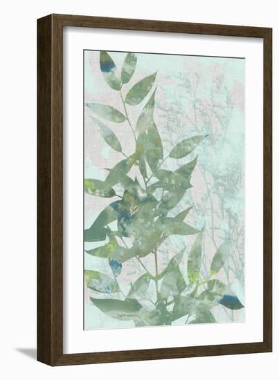 Watercolor Leaf Panel I-Jennifer Goldberger-Framed Art Print