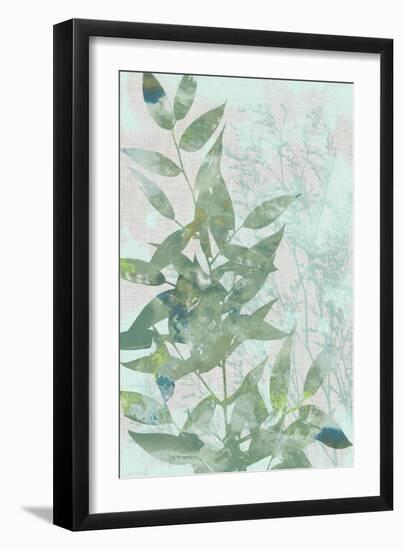 Watercolor Leaf Panel I-Jennifer Goldberger-Framed Art Print