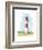 Watercolor Lighthouse II-Naomi McCavitt-Framed Art Print