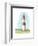 Watercolor Lighthouse II-Naomi McCavitt-Framed Art Print