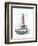 Watercolor Lighthouse IV-Naomi McCavitt-Framed Art Print