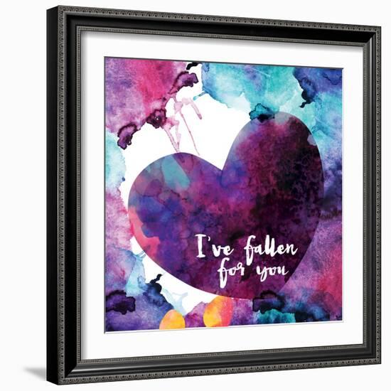 Watercolor Love 3-Melody Hogan-Framed Art Print