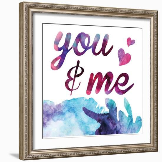 Watercolor Love 4-Melody Hogan-Framed Art Print