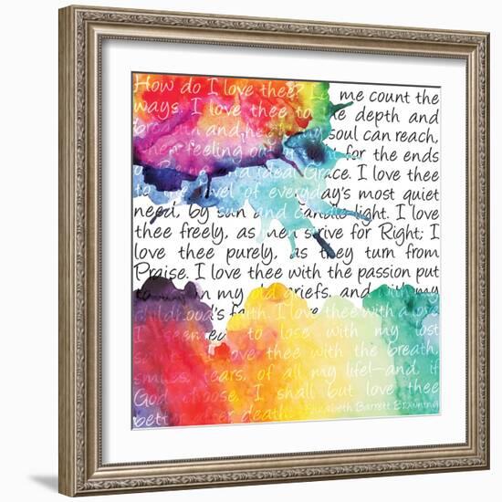 Watercolor Love 6-Melody Hogan-Framed Art Print