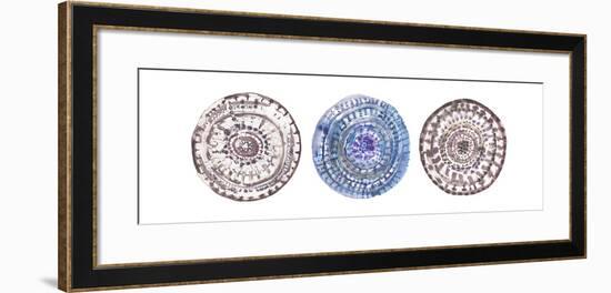 Watercolor Mandalas 2-Lora Gold-Framed Art Print