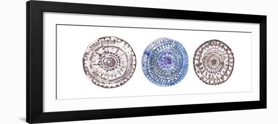 Watercolor Mandalas 2-Lora Gold-Framed Art Print