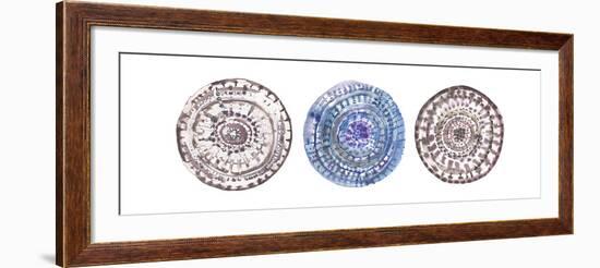 Watercolor Mandalas 2-Lora Gold-Framed Art Print