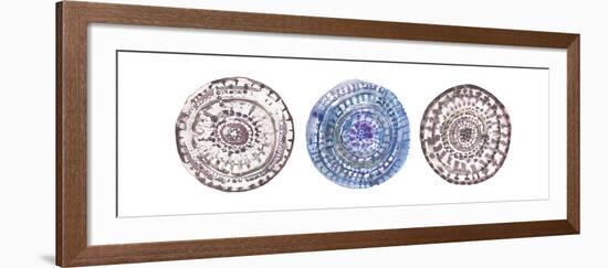 Watercolor Mandalas 2-Lora Gold-Framed Art Print