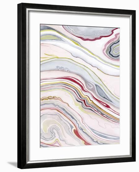 Watercolor Marbling II-Grace Popp-Framed Art Print