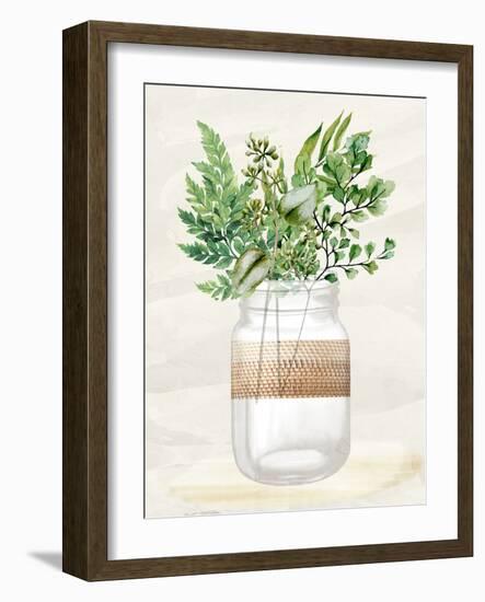 Watercolor Mason 1-Kimberly Allen-Framed Art Print