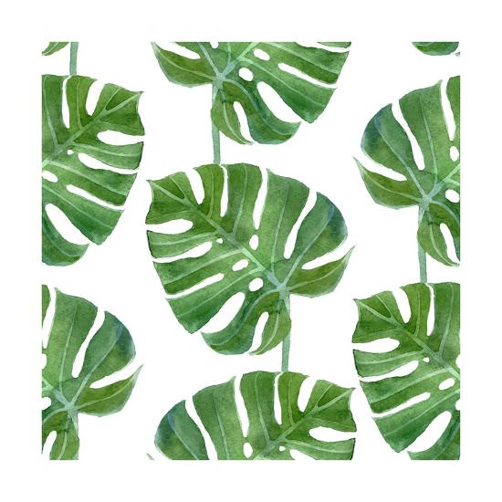 Watercolor Monstera Leaf Pattern Art Print Mart M Art Com Watercolor Monstera Leaf Pattern Art Print Mart M Art Com
