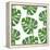 Watercolor Monstera Leaf Pattern-mart_m-Framed Stretched Canvas