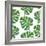 Watercolor Monstera Leaf Pattern-mart_m-Framed Premium Giclee Print