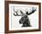 Watercolor Moose-Ben Gordon-Framed Giclee Print