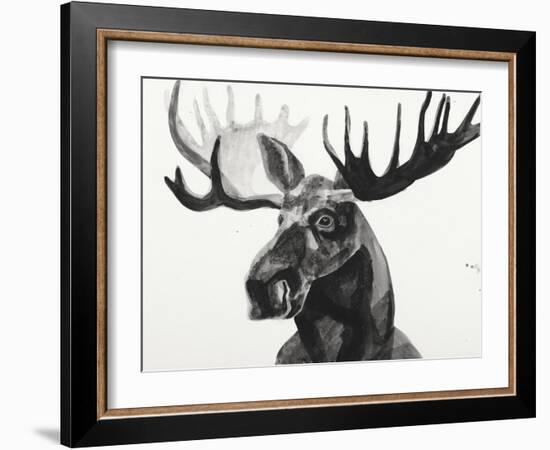 Watercolor Moose-Ben Gordon-Framed Giclee Print