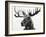 Watercolor Moose-Ben Gordon-Framed Giclee Print