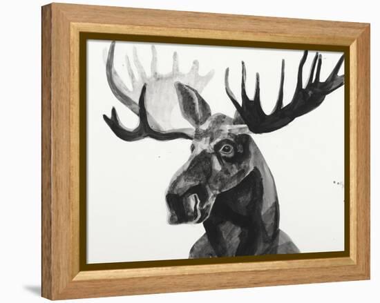 Watercolor Moose-Ben Gordon-Framed Premier Image Canvas