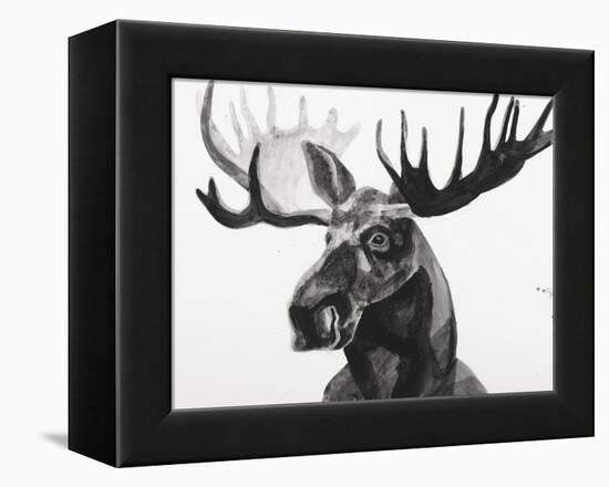 Watercolor Moose-Ben Gordon-Framed Premier Image Canvas