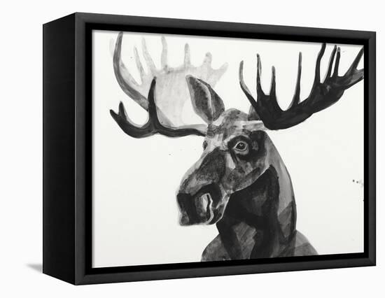 Watercolor Moose-Ben Gordon-Framed Premier Image Canvas