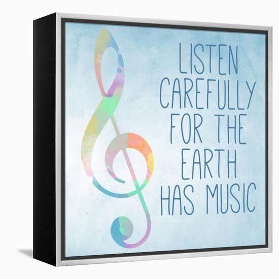 Watercolor Music I-SD Graphics Studio-Framed Stretched Canvas