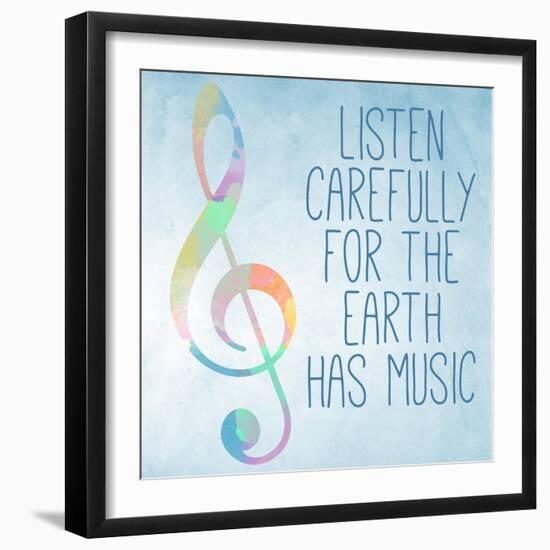 Watercolor Music I-SD Graphics Studio-Framed Art Print