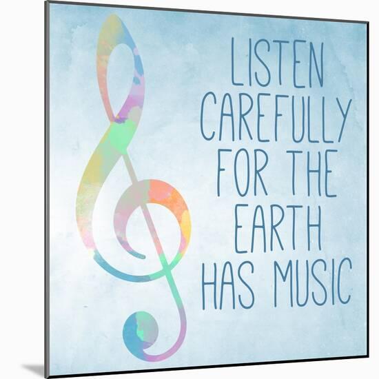 Watercolor Music I-SD Graphics Studio-Mounted Art Print