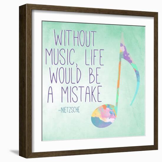 Watercolor Music II-SD Graphics Studio-Framed Art Print