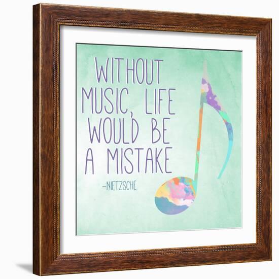 Watercolor Music II-SD Graphics Studio-Framed Art Print