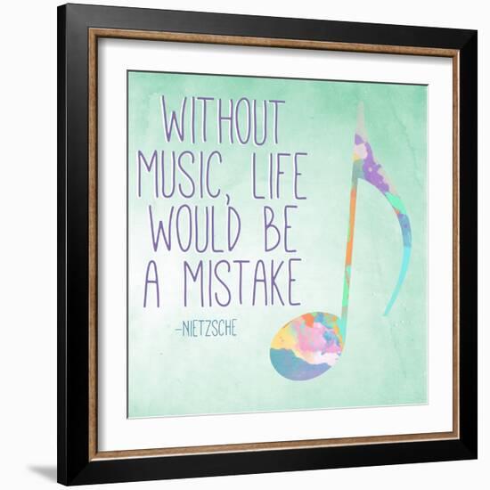 Watercolor Music II-SD Graphics Studio-Framed Art Print