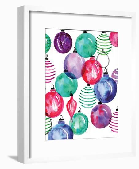 Watercolor Ornaments-Sara Berrenson-Framed Art Print