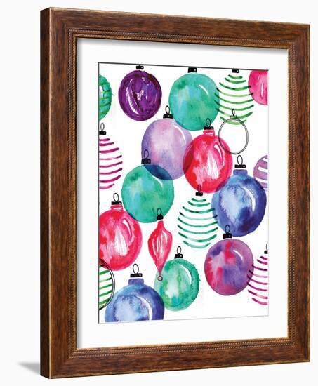 Watercolor Ornaments-Sara Berrenson-Framed Art Print