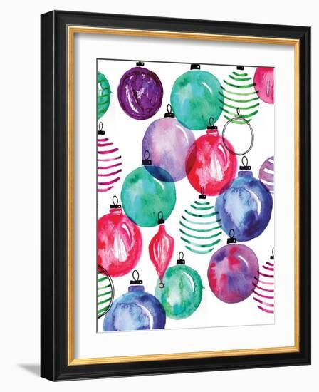 Watercolor Ornaments-Sara Berrenson-Framed Art Print