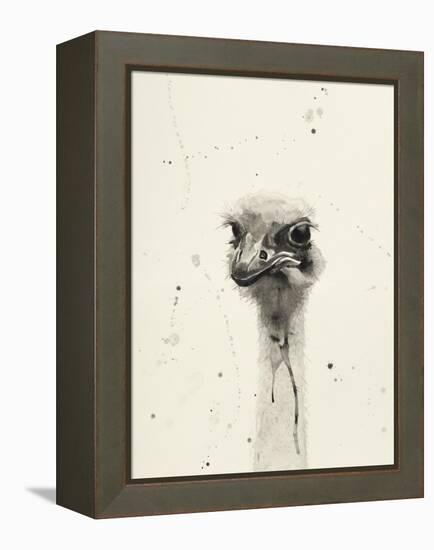 Watercolor Ostrich 2-Ben Gordon-Framed Premier Image Canvas