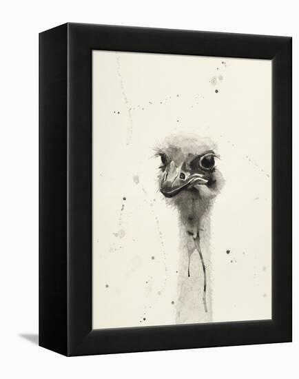 Watercolor Ostrich 2-Ben Gordon-Framed Premier Image Canvas