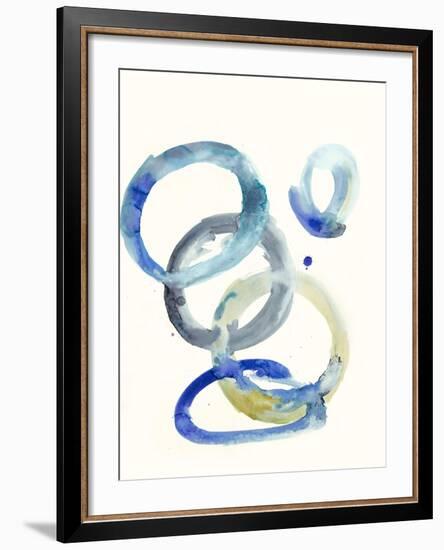 Watercolor Oval 4-Natasha Marie-Framed Premium Giclee Print