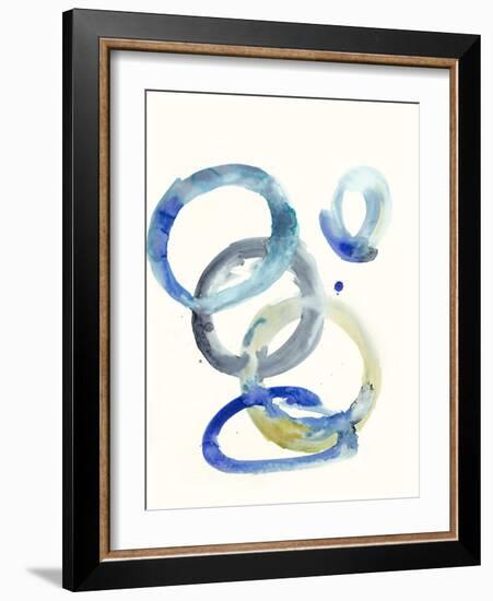 Watercolor Oval 4-Natasha Marie-Framed Giclee Print