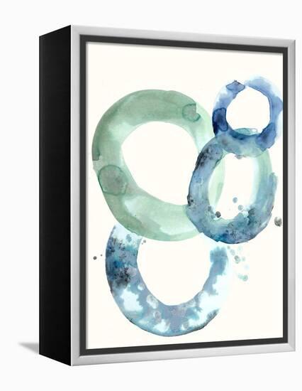 Watercolor Oval 5-Natasha Marie-Framed Premier Image Canvas