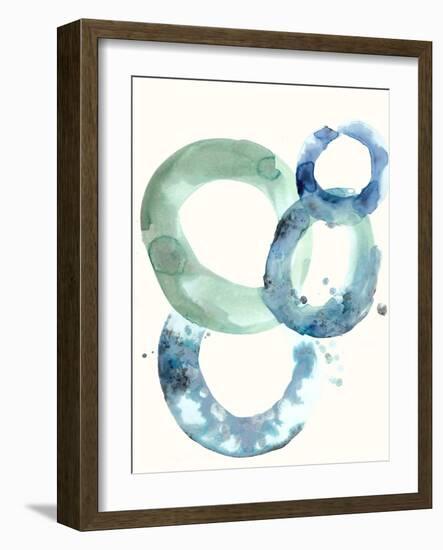 Watercolor Oval 5-Natasha Marie-Framed Giclee Print