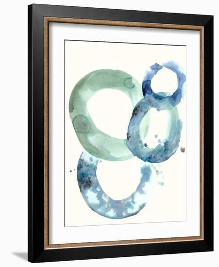 Watercolor Oval 5-Natasha Marie-Framed Giclee Print