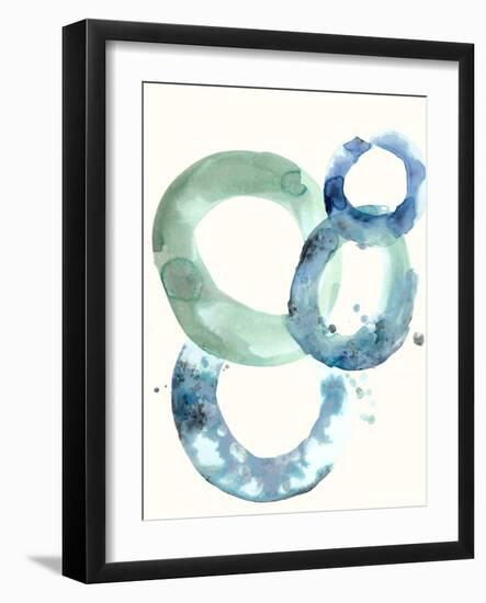 Watercolor Oval 5-Natasha Marie-Framed Giclee Print