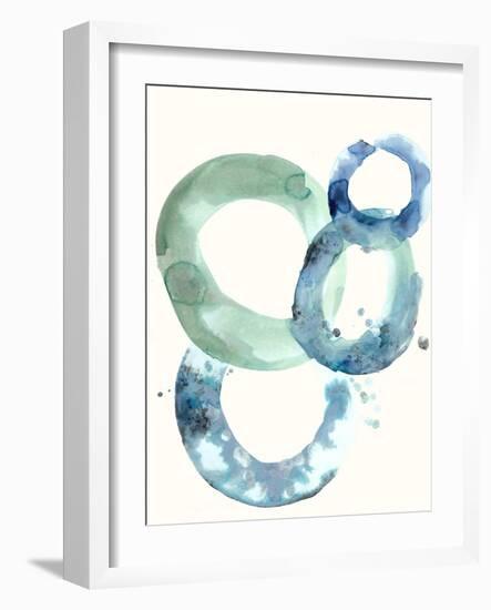 Watercolor Oval 5-Natasha Marie-Framed Giclee Print