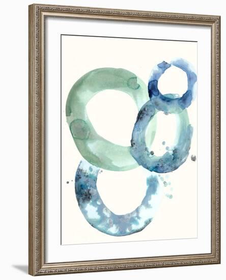 Watercolor Oval 5-Natasha Marie-Framed Premium Giclee Print