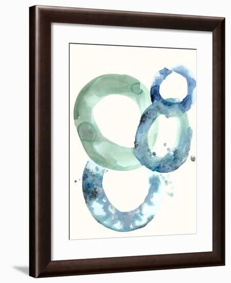 Watercolor Oval 5-Natasha Marie-Framed Premium Giclee Print