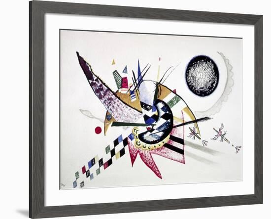 Watercolor Painting of Composition-Wassily Kandinsky-Framed Art Print