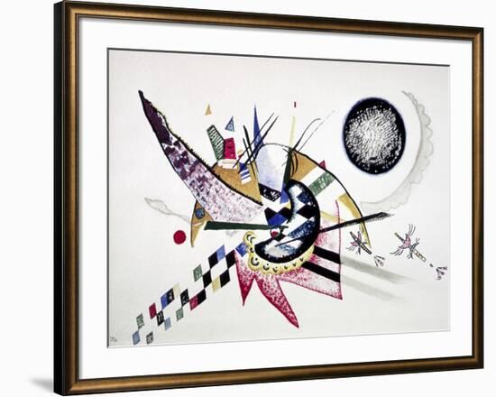 Watercolor Painting of Composition-Wassily Kandinsky-Framed Art Print