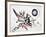 Watercolor Painting of Composition-Wassily Kandinsky-Framed Art Print