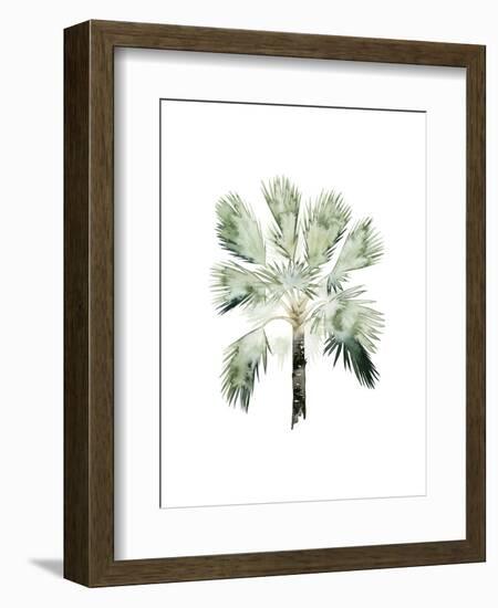 Watercolor Palm of the Tropics I-Grace Popp-Framed Art Print