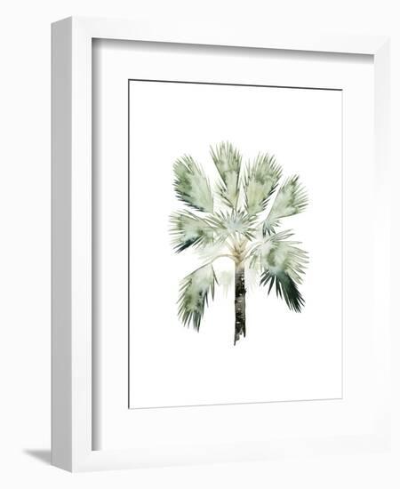 Watercolor Palm of the Tropics I-Grace Popp-Framed Art Print