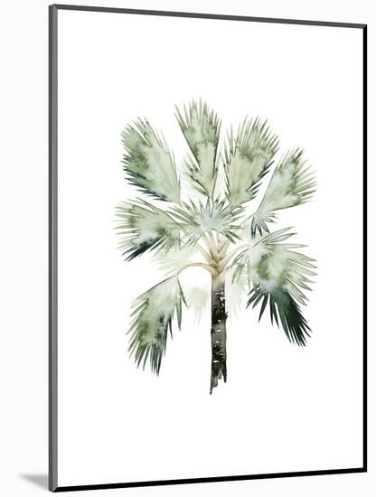 Watercolor Palm of the Tropics I-Grace Popp-Mounted Art Print