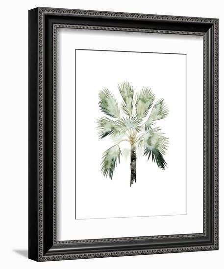 Watercolor Palm of the Tropics I-Grace Popp-Framed Art Print